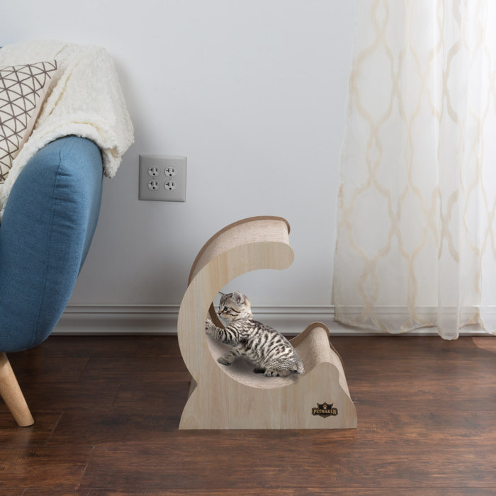 Petmaker Curved Cat Scratcher & Reviews Wayfair